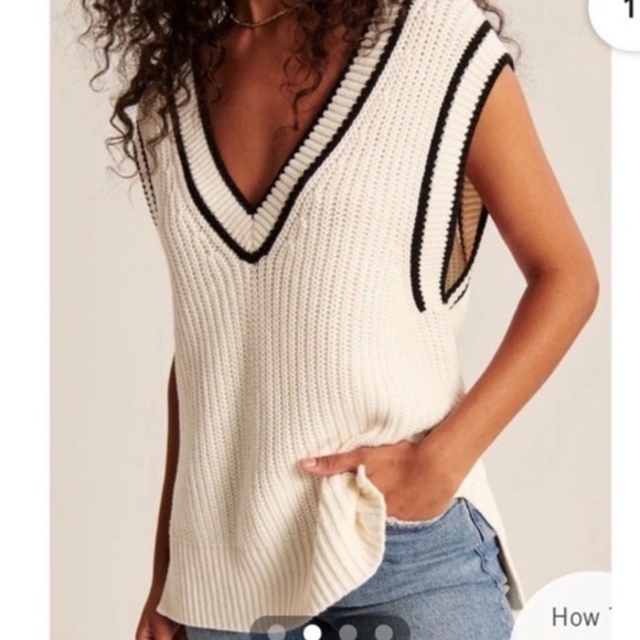 Abercrombie u0026 Fitch | Sweaters | Abercrombie Oversized Sweater Vest |  Poshmark